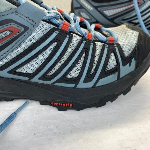 Salomon X Crest mens Size 8.5 trail running shoes sneaker Multicolor,Athletic - Picture 11 of 14